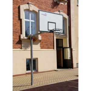 Stojak do koszykówki jednosłupowy cynkowany 1,6 m, rura kwadrat 90 mm