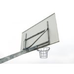 Stojak do koszykówki jednosłupowy cynkowany, wysięgnik 1,2 m, rura kwadrat 100x100x3