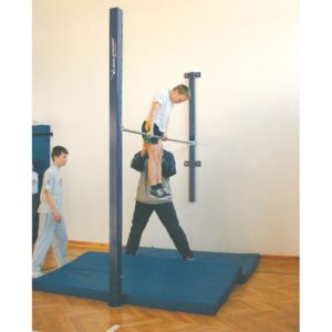 Drążek gimnastyczny przyścienny Fi 28x2300 z dociskiem 2-płaszczyznowym