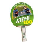 Rakietka do tenisa stołowego Atemi 100 cv - rączka wklęsła